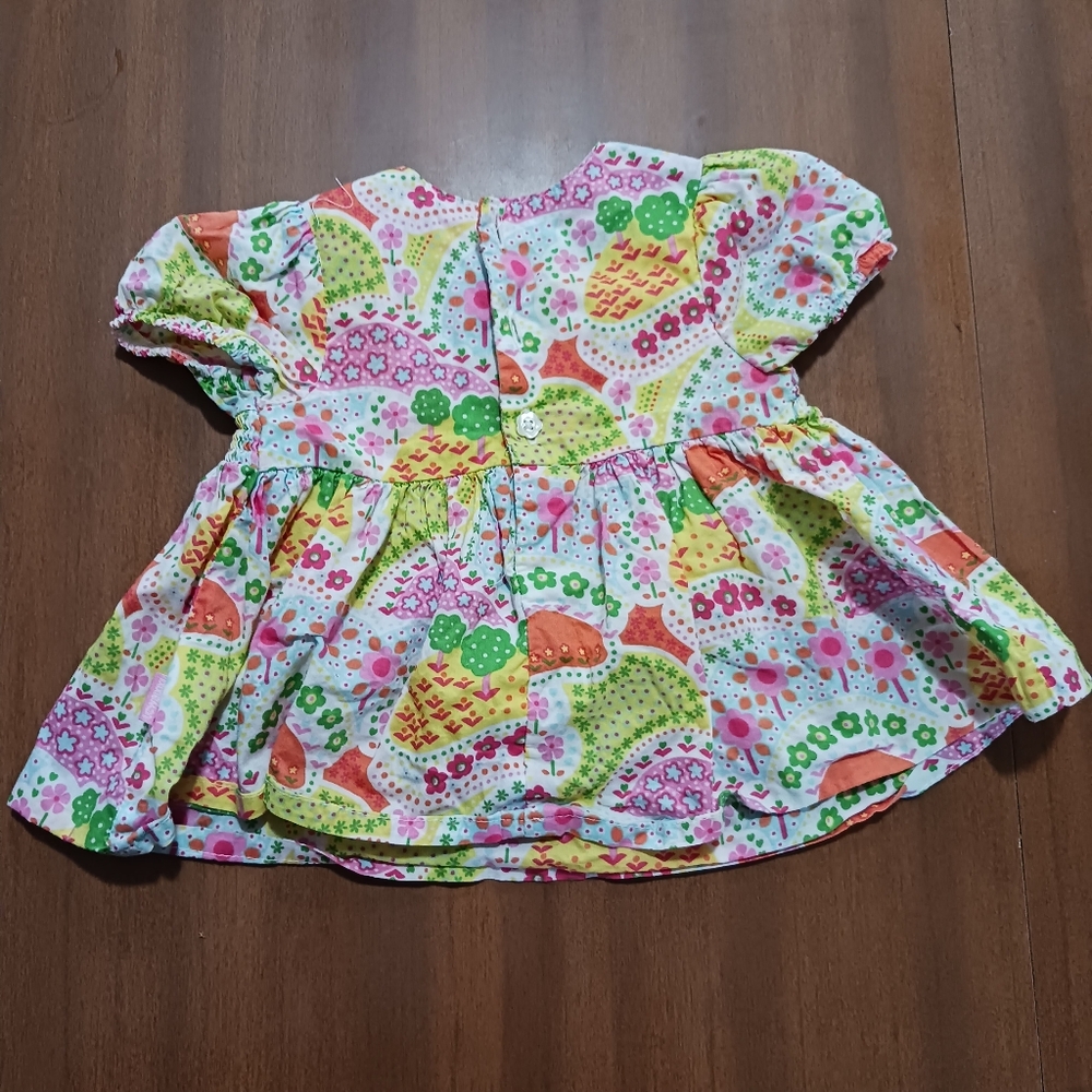 LC Waikiki Infant Dress Print  Colorful 12 Months